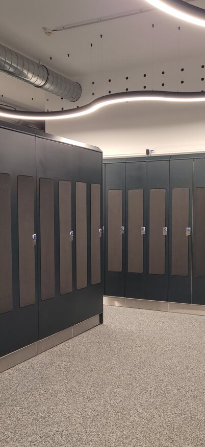 Neues & modernes Skidepot bei der Talstation Silver Jet Reiteralm. | © Reiteralm Bergbahnen