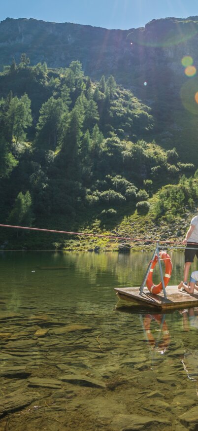 Familienwanderung auf der Reiteralm zu Stillen Wasser | © Lorenz Masser