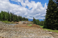 Bauarbeiten Piste