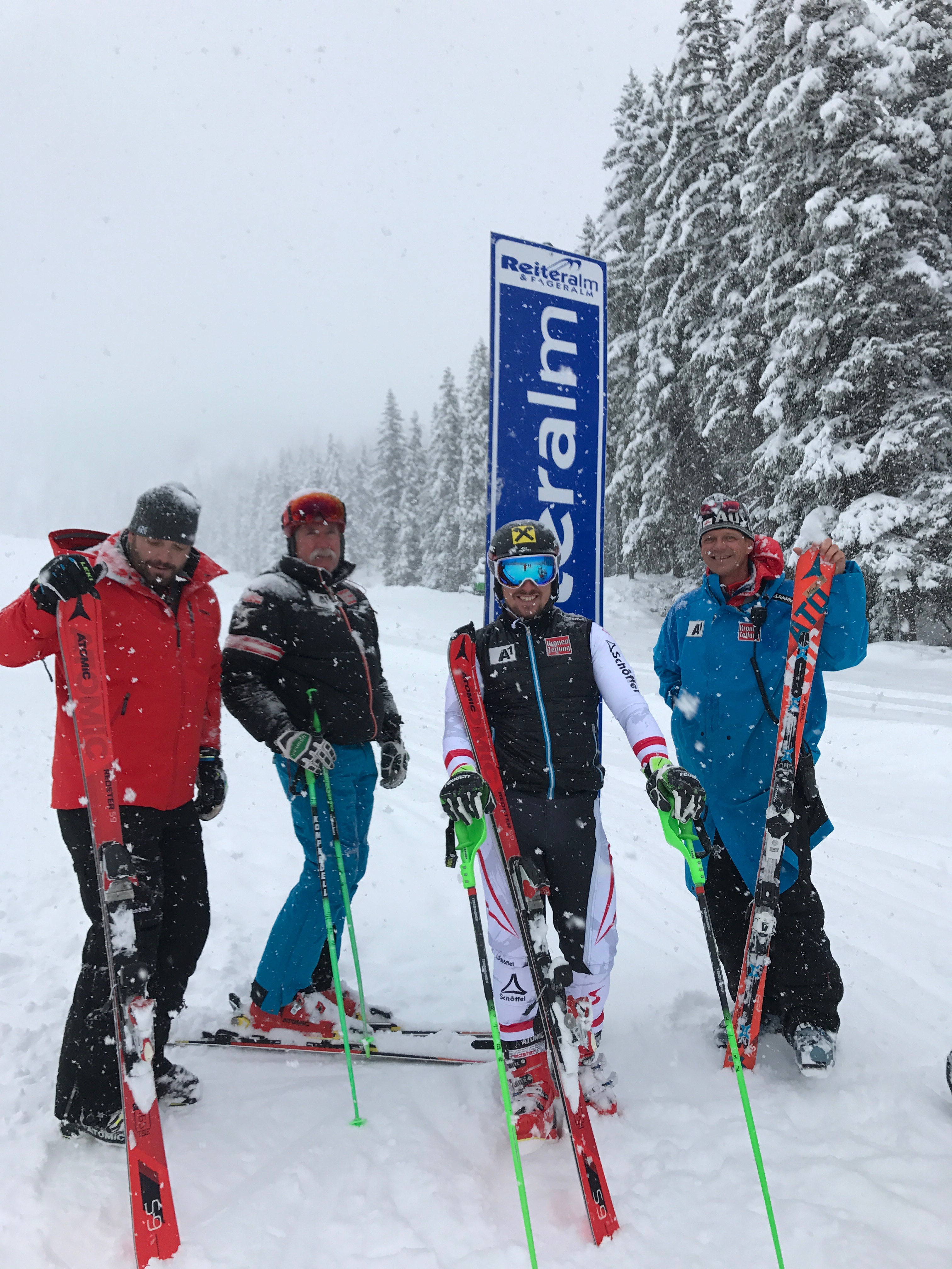 Ski-Star Marcel Hirscher - Training auf der Reiteralm